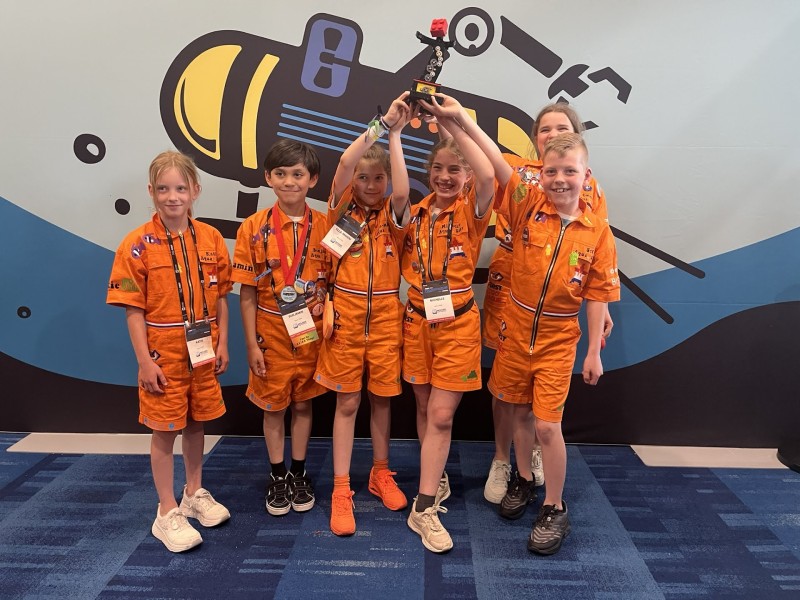 Nederlands team wint prijs op wereldfinale FIRST® LEGO® League in Amerika